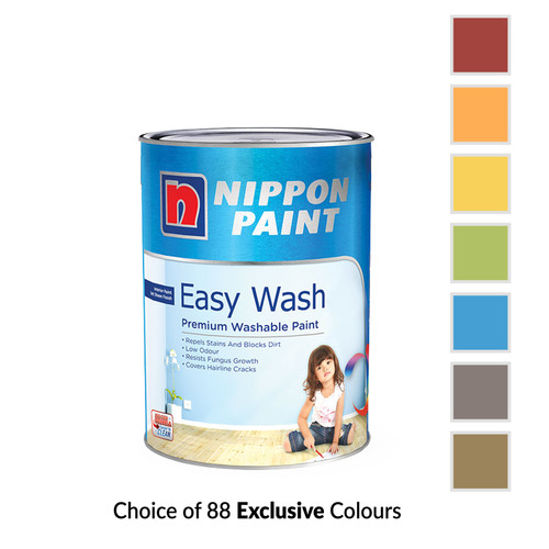 Nippon Paint Easy Wash (Assorted Colours)