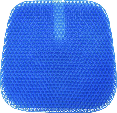 True Relief Super Comfy Honeycomb Cooling TPE Gel Seat Cushion Ocean Blue - Selffix Singapore