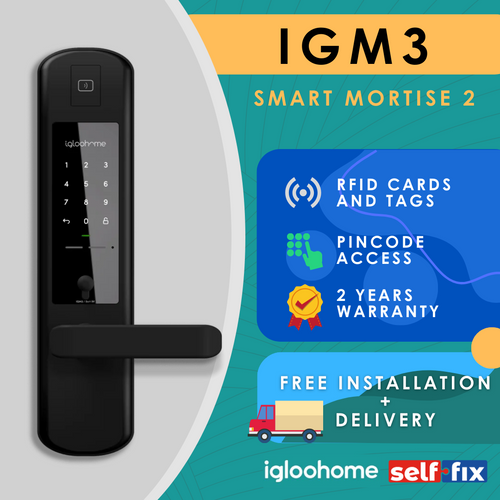 IglooHome IGM3 Mortise 2 - Selffix Singapore