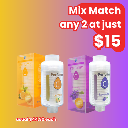Perfume C Shower Filter (Assorted Scents) - Selffix Singapore